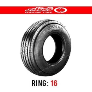 لاستیک خودرو گهر مدل Garin سایز 7.50R16 بایاس، یک تایر نخی با گل جلو مناسب خودروهای نیمه‌سنگین و مینی‌بوس