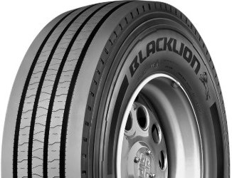 لاستیک کامیونی 315/80R22.5 بلک لاین سیمی مناسب محور جلو با آج مخصوص فرمانپذیری