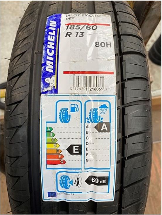 لاستیک میشلن سایز 185/60R13 مناسب خودروهای سواری با طراحی آج مدرن